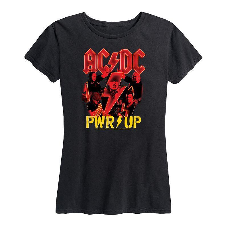 Womens ACDC Pwr Up Graphic Tee Black Product Image