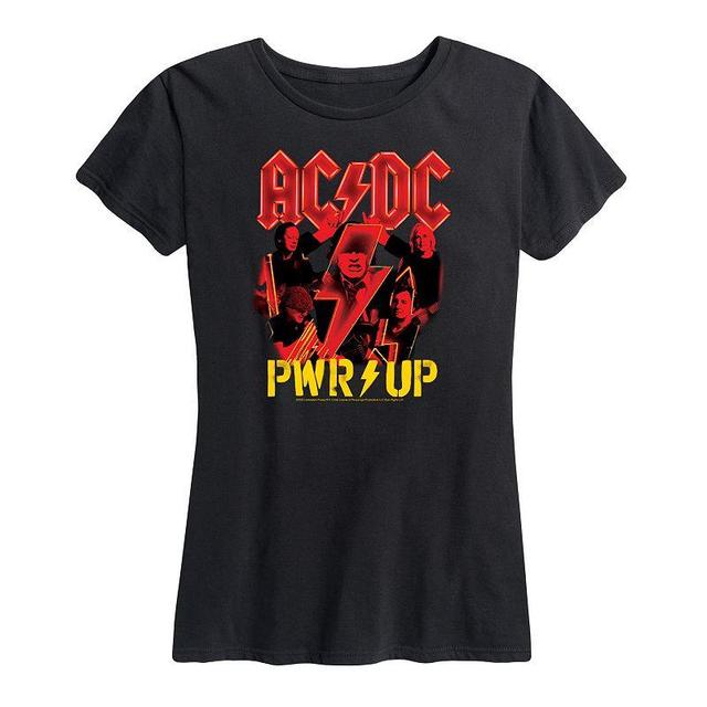 Womens ACDC Pwr Up Graphic Tee, Girls Product Image