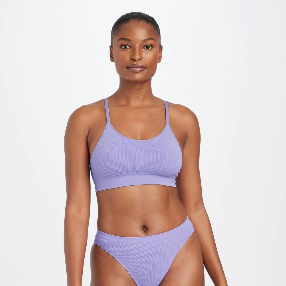 Womens Seamless Bralette - Auden Plum Purple XS Product Image