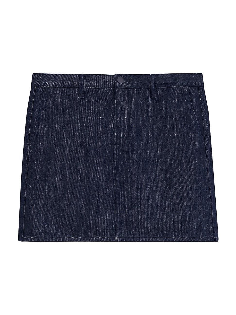 Womens Trouser Denim Miniskirt Product Image