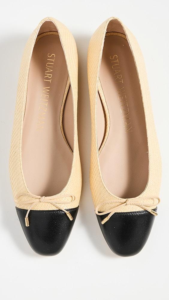 Stuart Weitzman Sleek Bow Flats | Shopbop Product Image