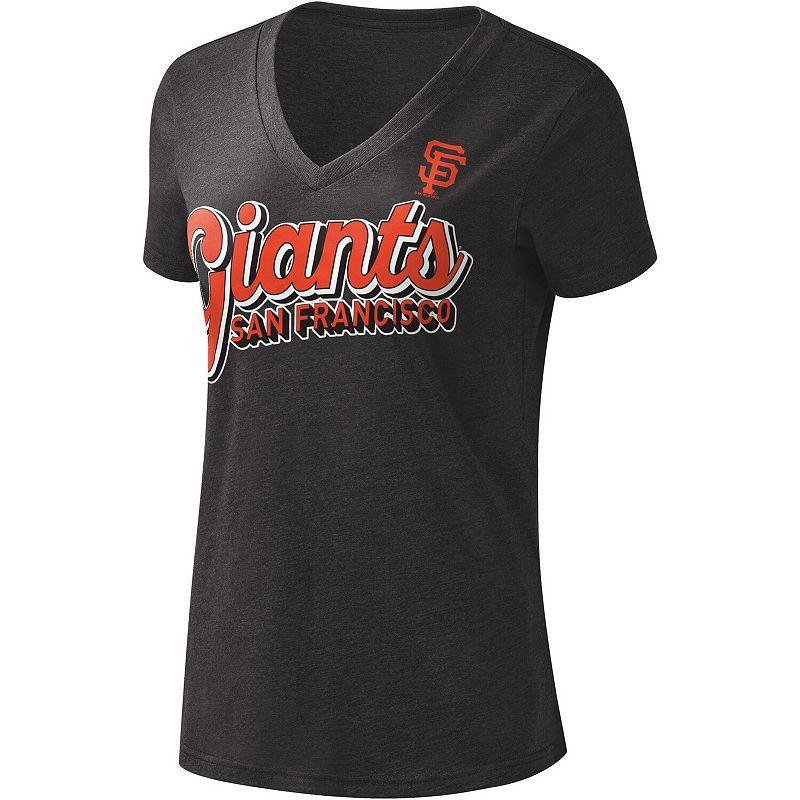 Womens G-III 4Her by Carl Banks San Francisco Giants First Place V-Neck T-Shirt Product Image