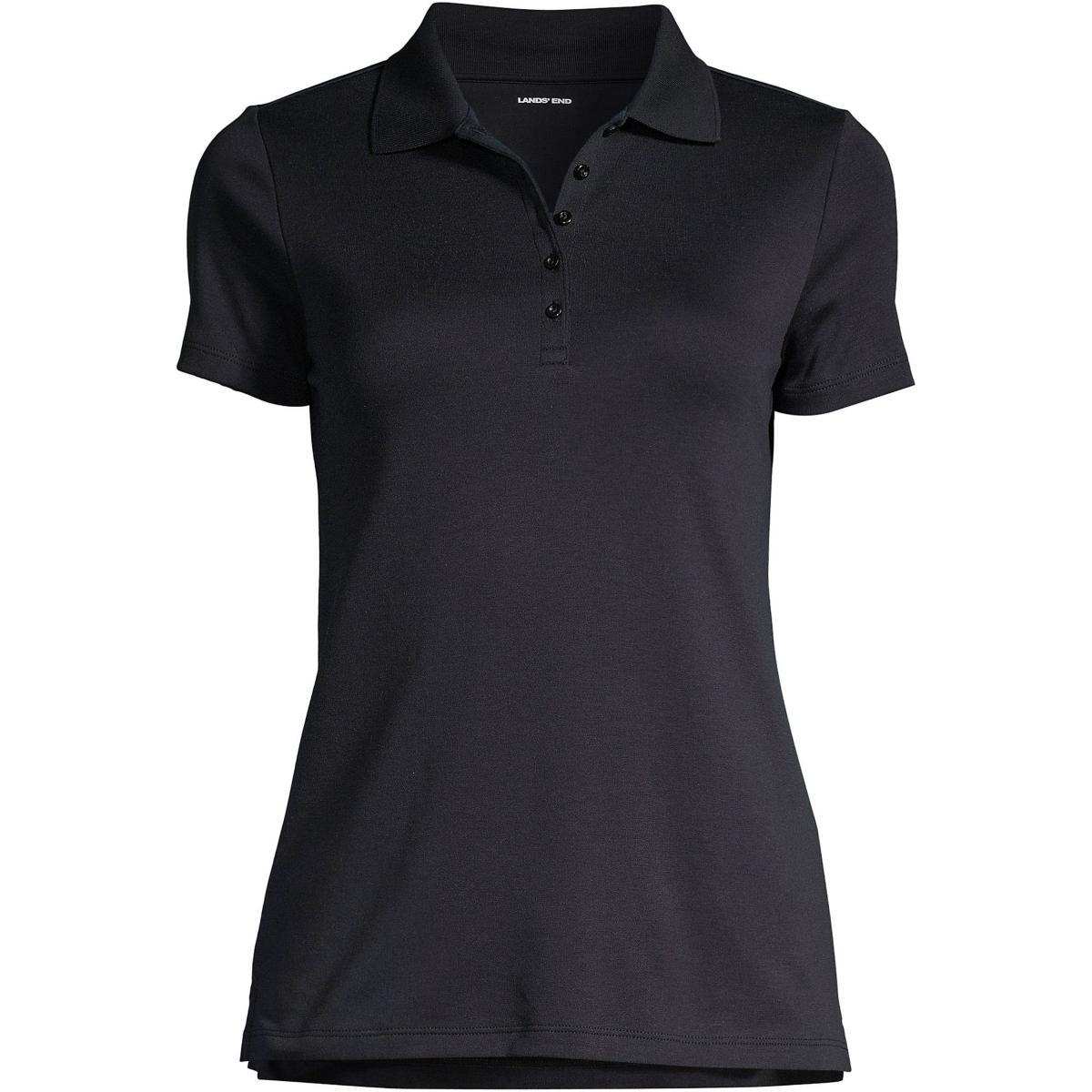 Lands End Womens Supima Cotton Polo Shirt Product Image