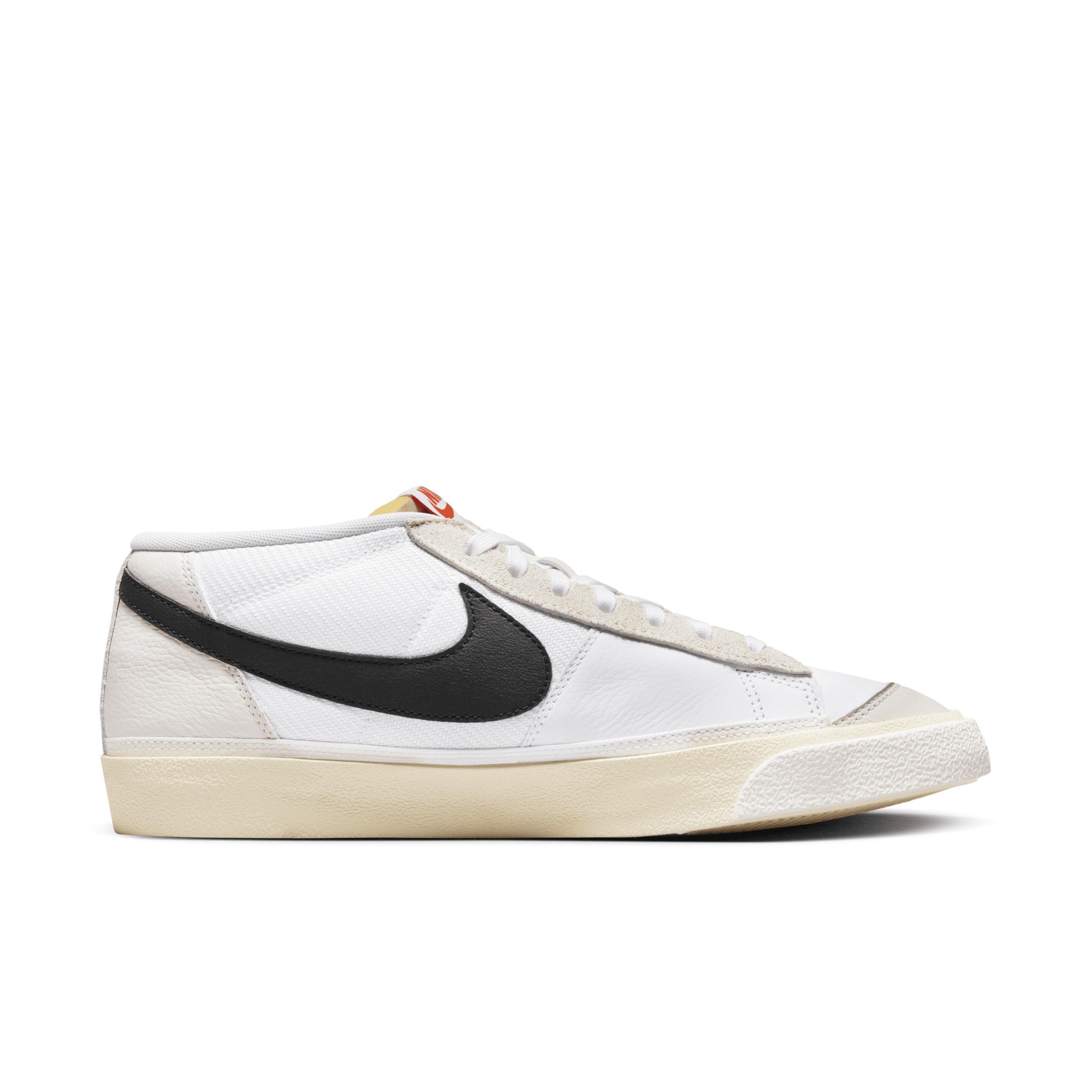 Nike Mens Nike Blazer Low Pro Club - Mens Basketball Shoes White/Black/Beach Product Image