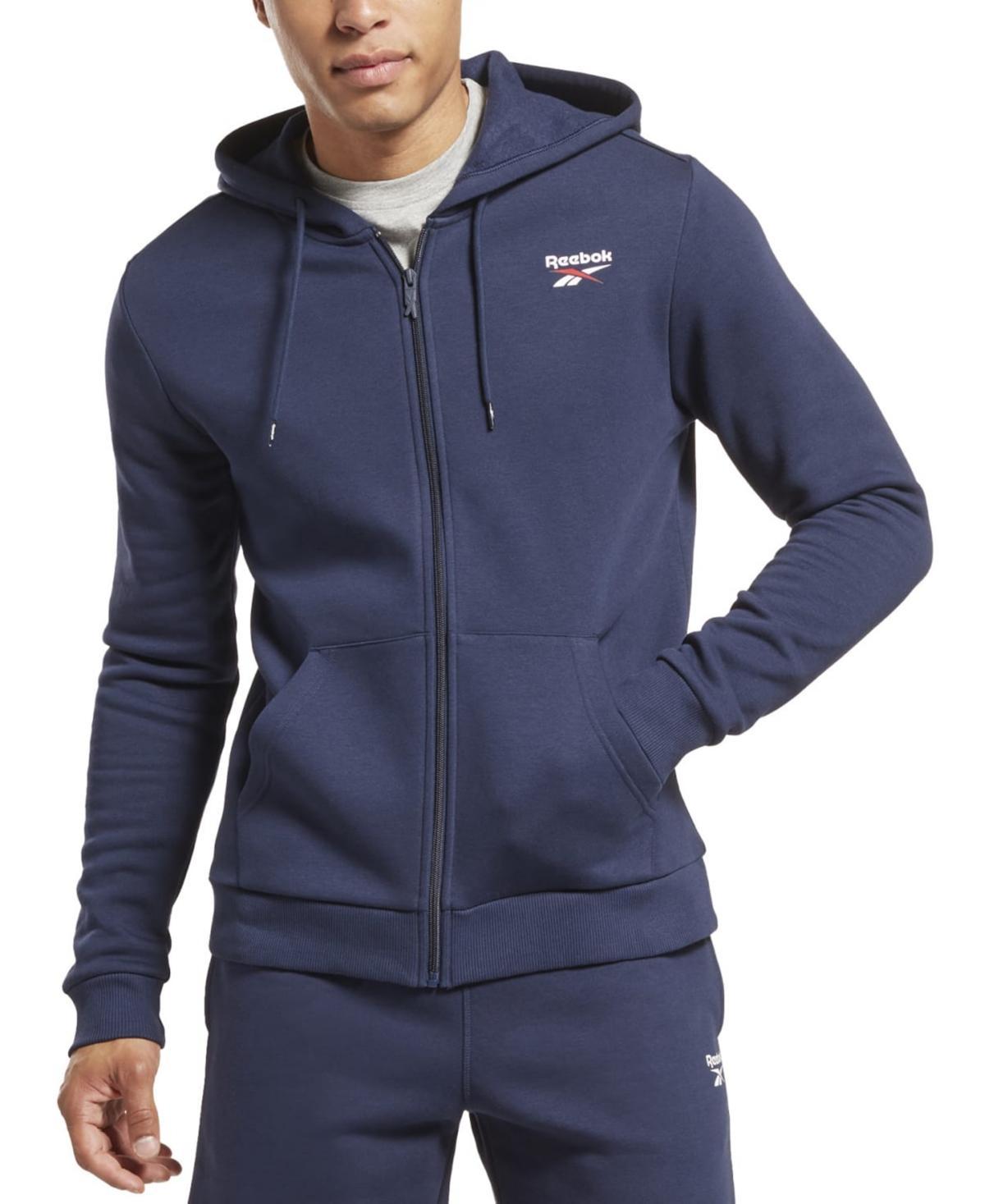 Reebok Mens Identity Fleece Chest Logo Full-Zip Hoodie Product Image