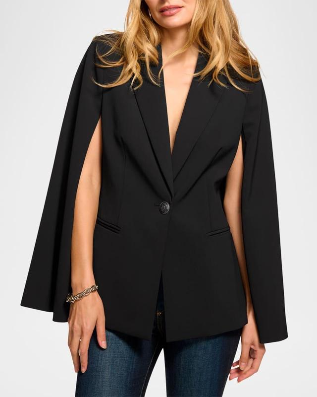 Lucinda Tailored Blazer Cape Product Image