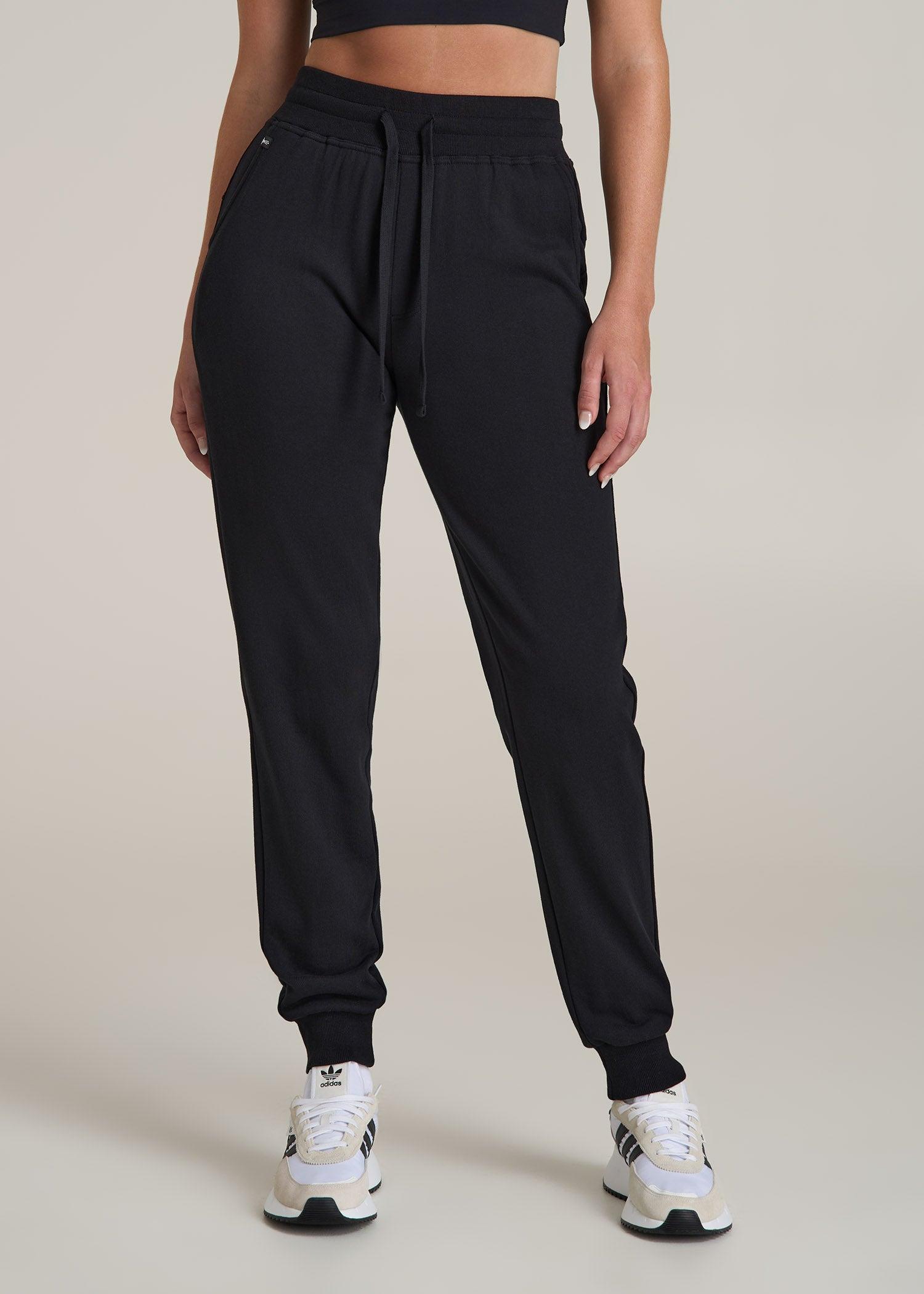 Wearever 2.0 French Terry Joggers for Tall Women in Black Female Product Image