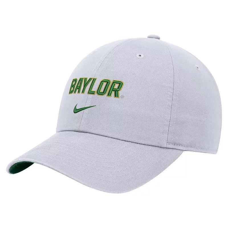 Nike Mens White Baylor Bears 2024 Sideline Club Adjustable Hat Product Image