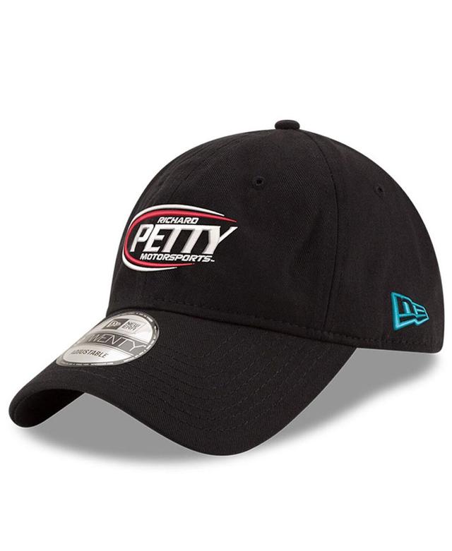 Mens New Era Black Richard Petty Motorsports Enzyme Washed 9TWENTY Adjustable Hat Product Image