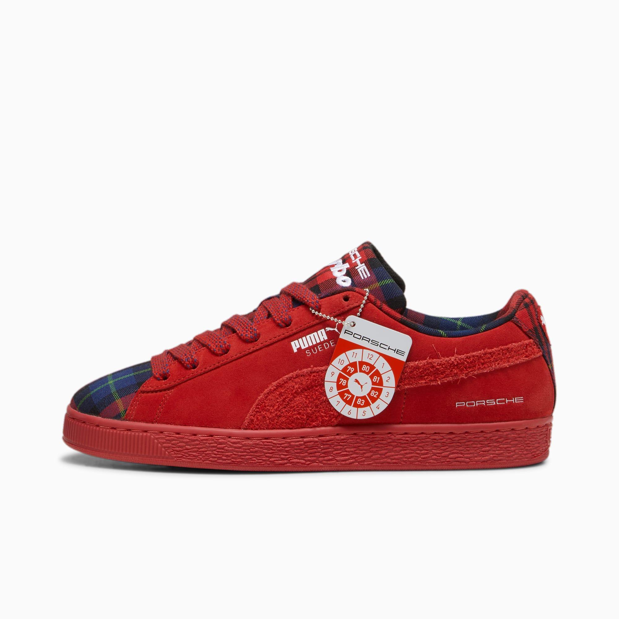 Porsche Legacy Suede Classic Tartan Sneakers Product Image