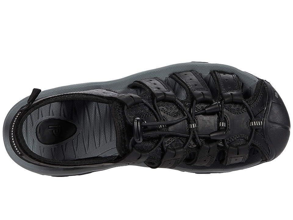 Propet Kona Mens Fisherman Sandals Grey Product Image