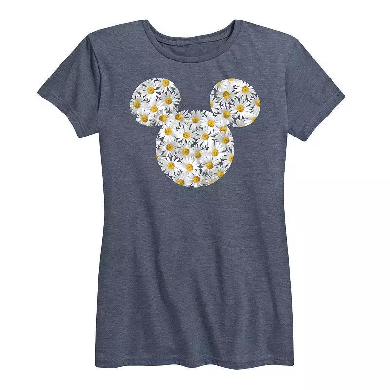 Disneys Mickey Mouse Womens Daisies Graphic Tee Product Image