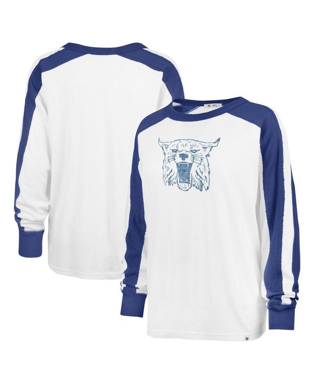 Womens 47 Brand White Distressed Kentucky Wildcats Premier Caribou Long Sleeve T-shirt Product Image