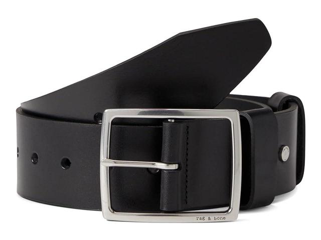 rag & bone Jumbo Boyfriend Waist Belt (Black) Women's Belts Product Image