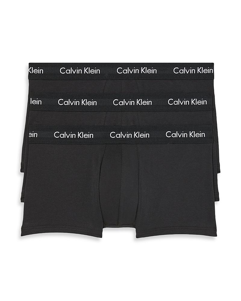 Calvin Klein Underwear Cotton Stretch Low Rise Trunks 3-Pack Men's Underwear Product Image