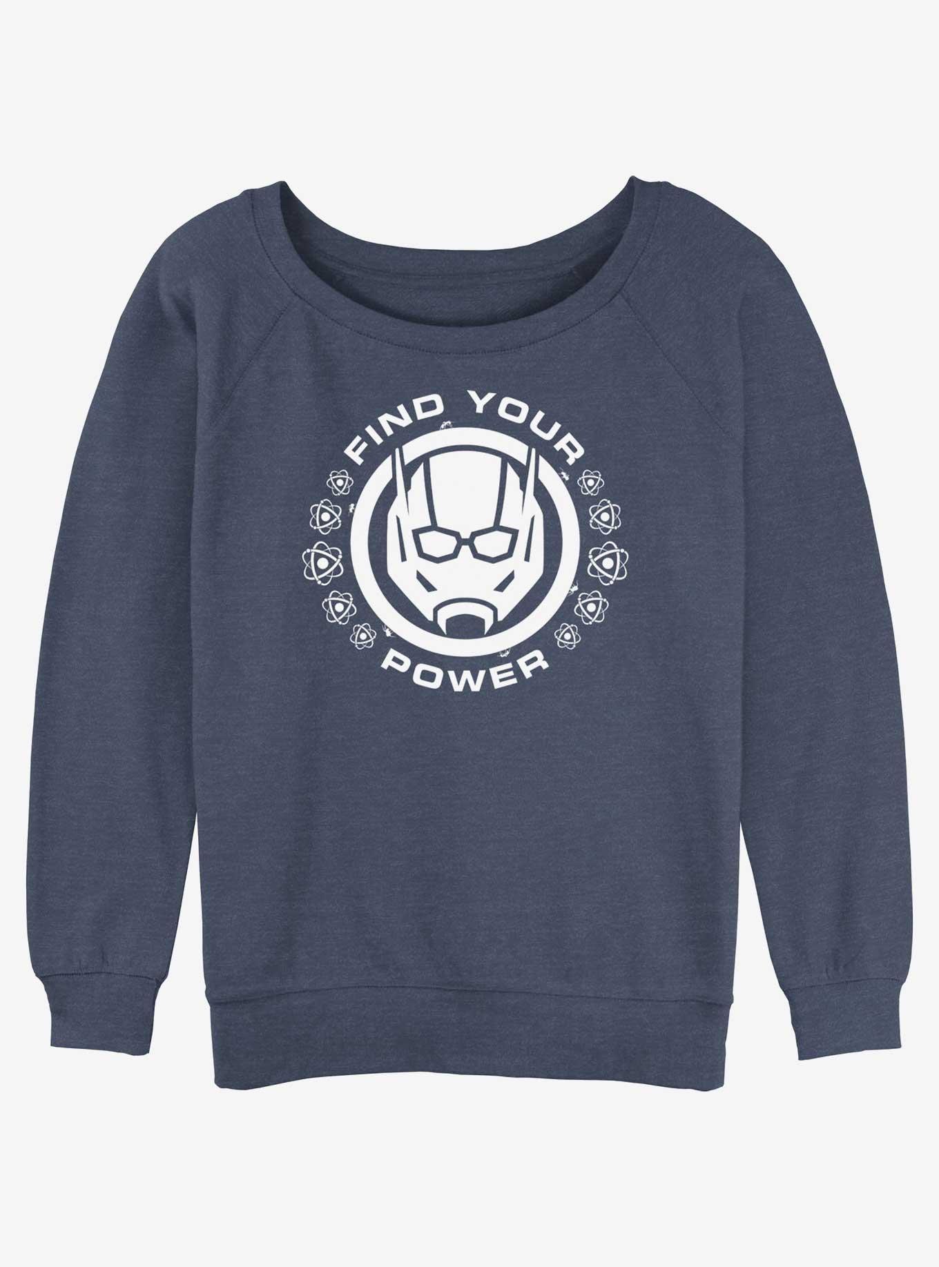 Marvel Ant-Man and the Wasp: Quantumania Find Your Power Badge Slouchy Sweatshirt Product Image