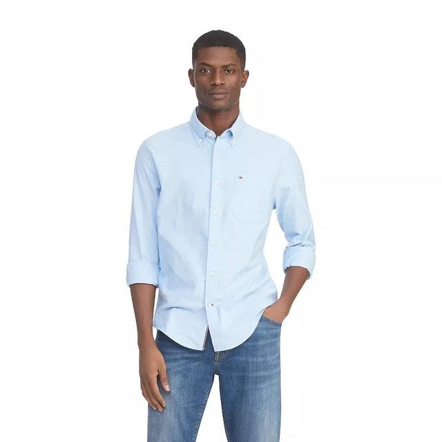 Mens Tommy Hilfiger Custom Fit Essential Stretch Oxford Shirt Product Image