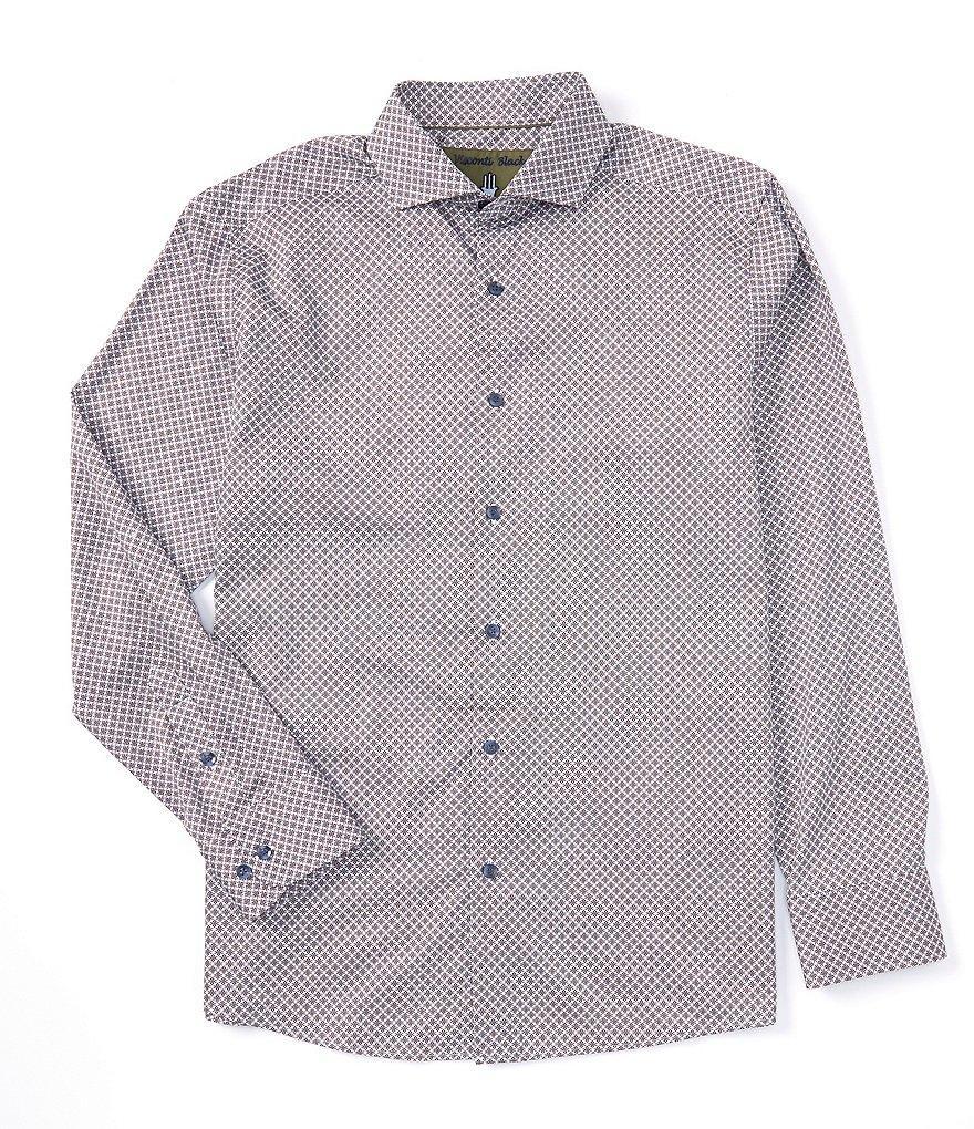 Visconti Geo Print Long Sleeve Woven Shirt Product Image