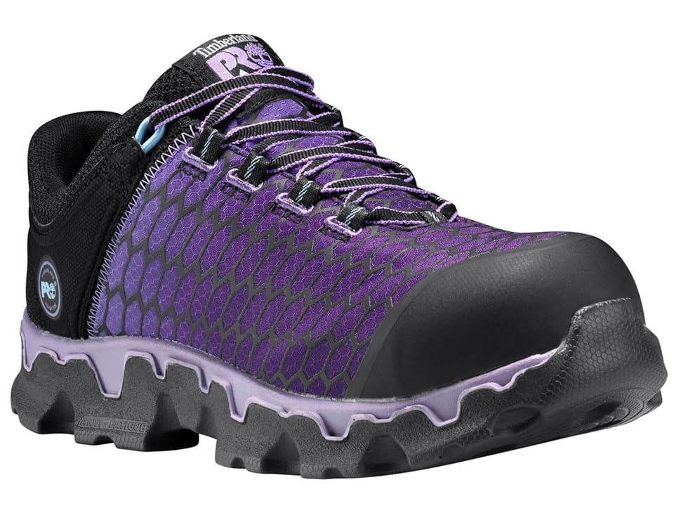 Timberland PRO Powertrain Sport Alloy Safety Toe EH (Black/Purple) Women's Industrial Shoes Product Image