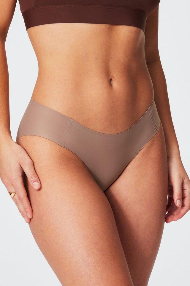 Fabletics The No Show Brief Womens Sable Size M Product Image