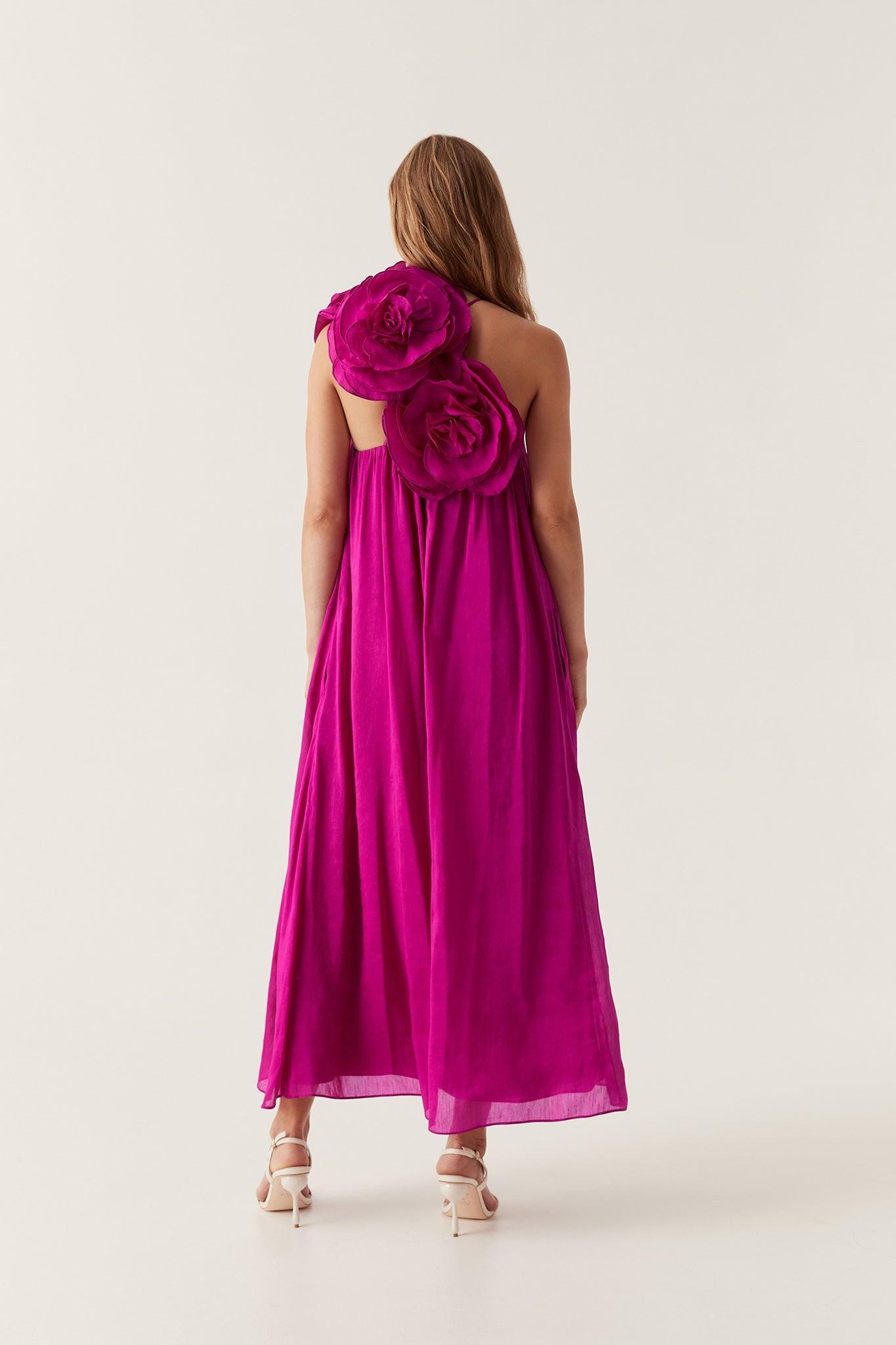 Quintessa Flower Midi Dress Product Image