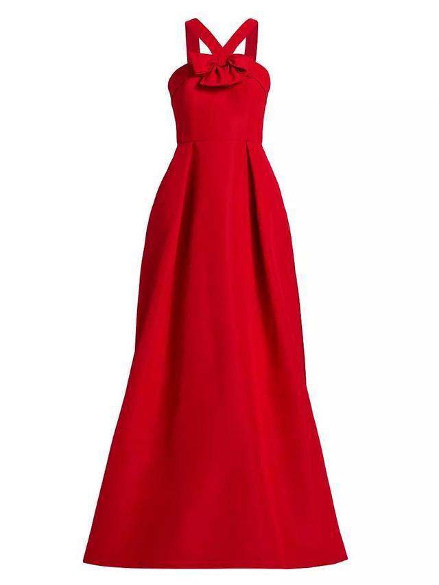 Emma Silk Sleeveless Gown Product Image