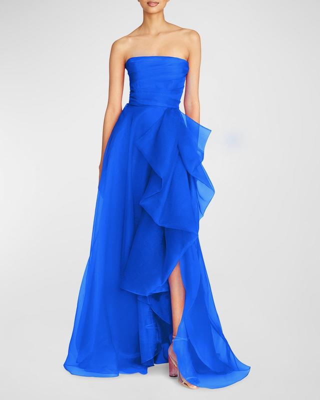 Womens Teresa Draped Tulle Gown Product Image