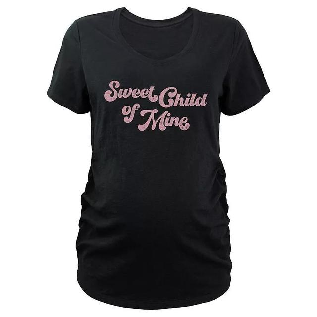 Maternity Sweet Child Of Mine V-Neck Graphic Tee, Womens Product Image