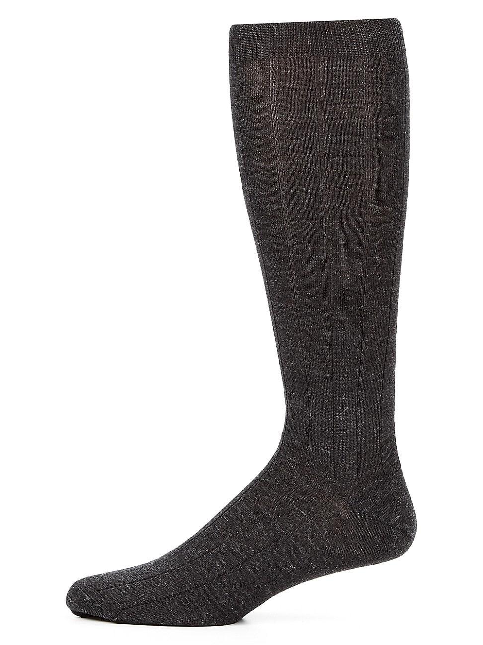 Mens COLLECTION Stretch-Wool Dress Socks Product Image