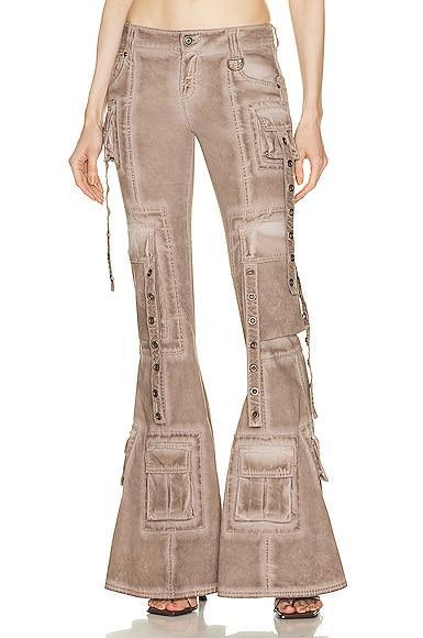 Blumarine Cargo Pant in Brown Product Image