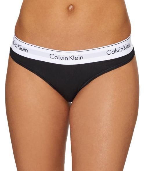 Calvin Klein Underwear Modern Cotton Thong (Splash of Grape) Women's Underwear Product Image