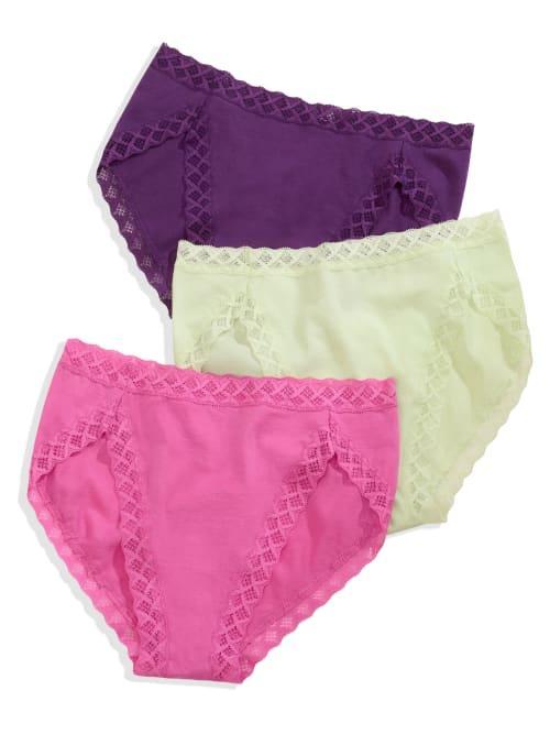 Womens Bliss Cotton French Cut Brief 3 Pack Product Image