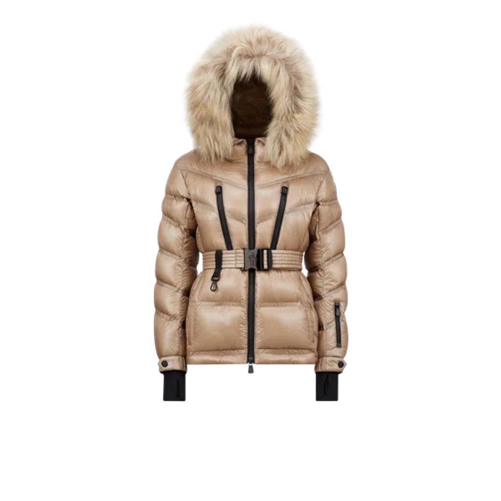 MONCLER Doudoune Courte Bernins In Camel Beige Product Image