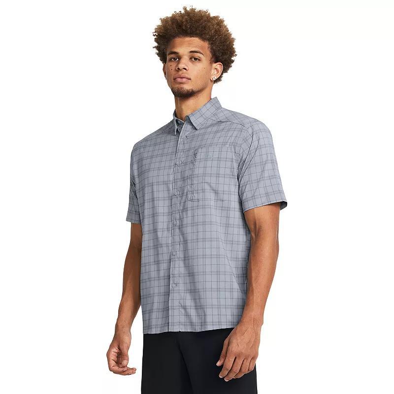 Mens UA Drift Tide 2.0 Plaid Short Sleeve Product Image