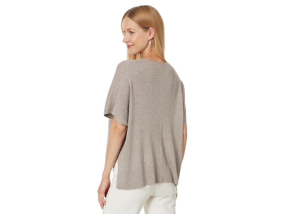 Splendid Georgie Rib Short Sleeve Sweater (Tawny) Women's Sweater Product Image