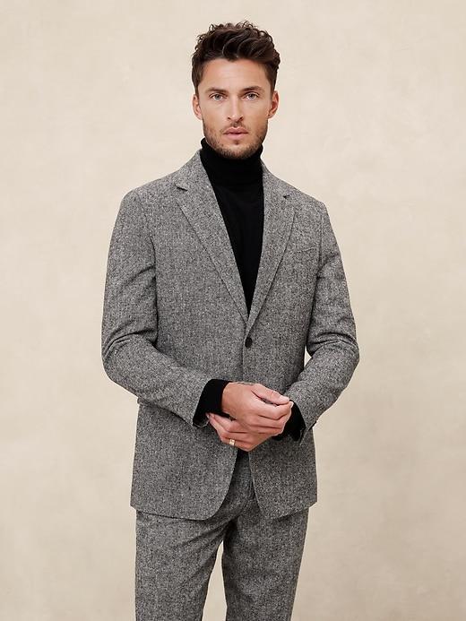 Tailored-Fit Donegal Suit Jacket Product Image