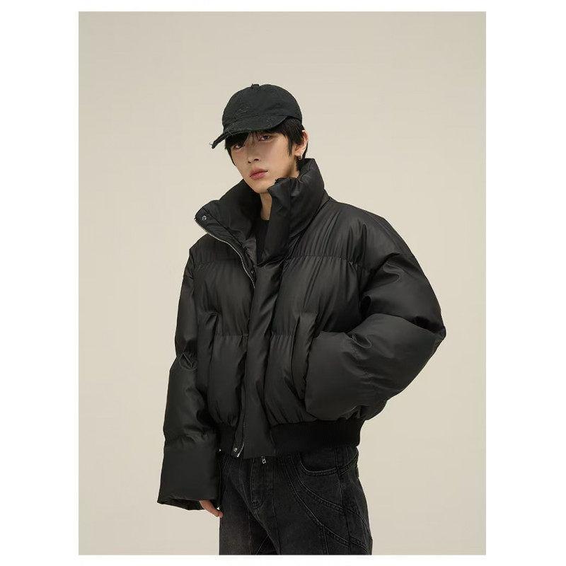 Turtleneck Zip-Up Puffer Jacket Product Image