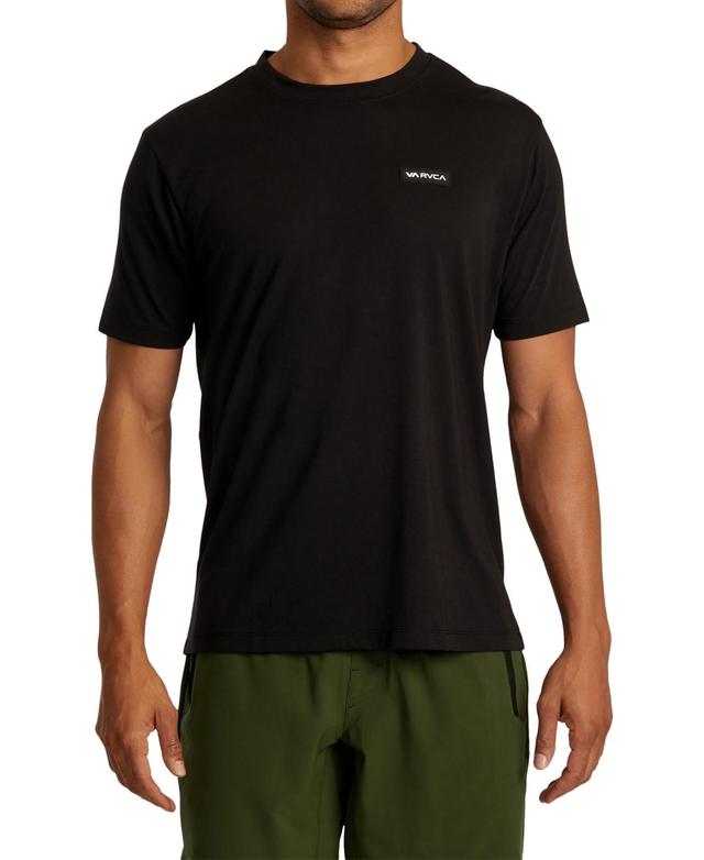 RVCA Icon Short Sleeve Tee (Black) Men's Clothing Product Image