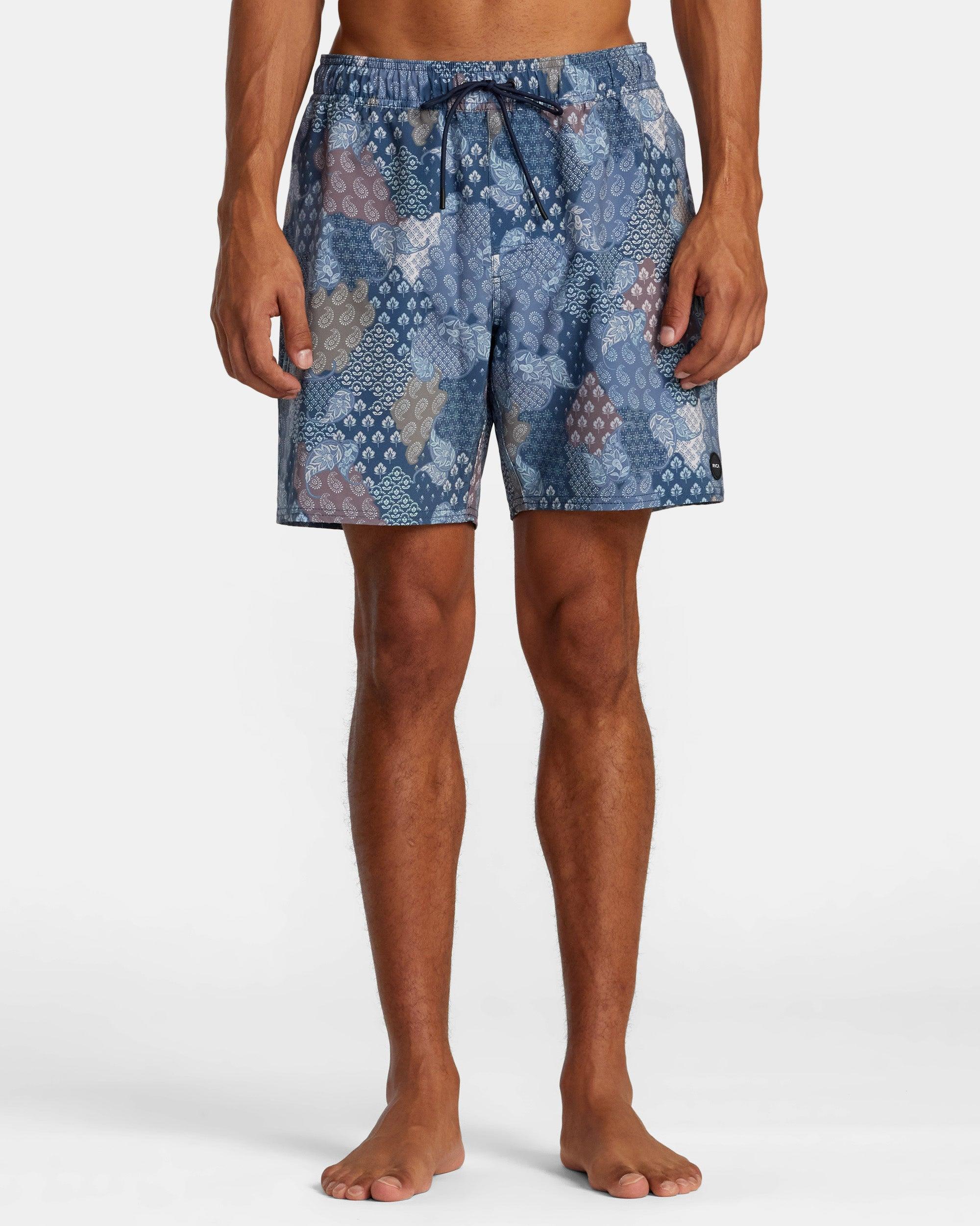 VA Elastic Waist Boardshorts 17" - Washed Indigo product image