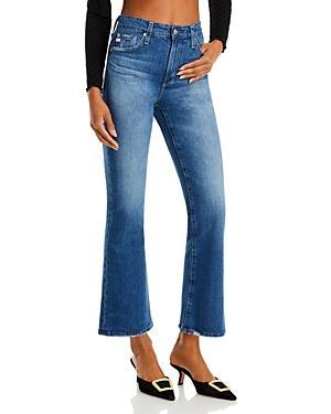 Womens Farrah Cropped Boot-Cut Jeans Product Image