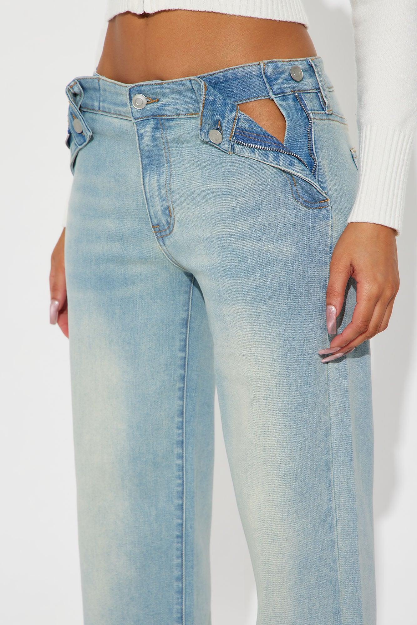 Dare Me To Tinted Straight Leg Jeans - Vintage Wash Product Image