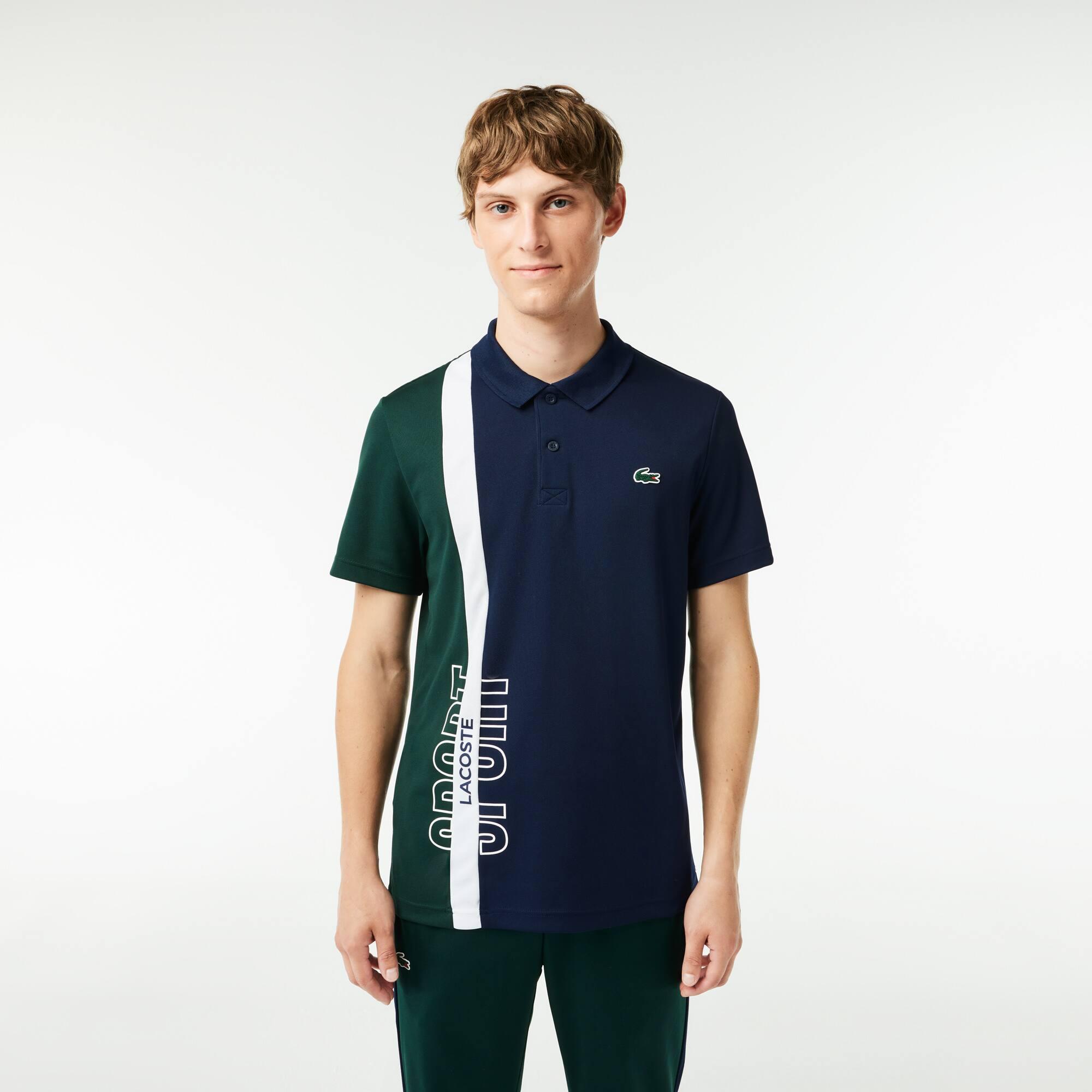 Regular Fit Recycled Knit Tennis Polo Shirt Product Image