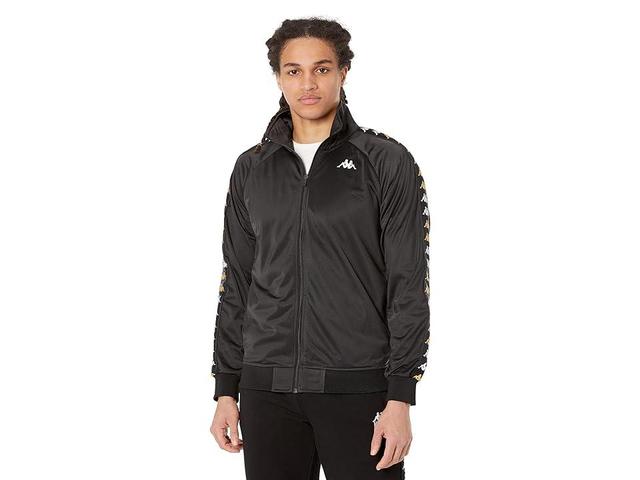 Kappa 222 Banda Annistonin (Black Smoke/Yellow Light/Bright White) Men's Jacket Product Image