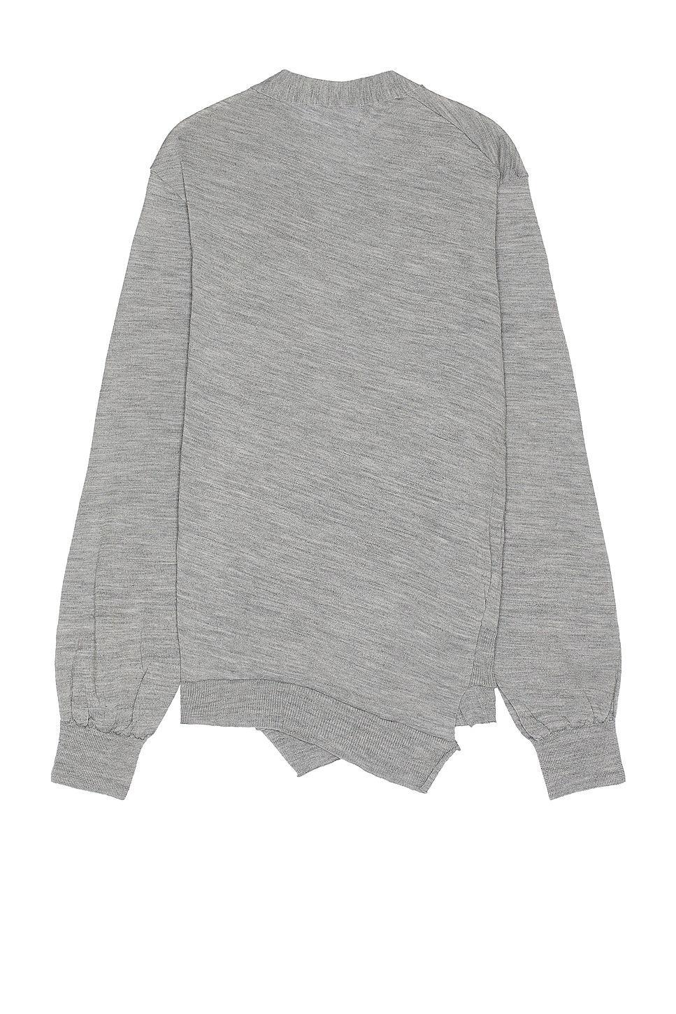 COMME des GARCONS SHIRT X Lacoste Cardigan in Grey - Grey. Size L (also in M). Product Image