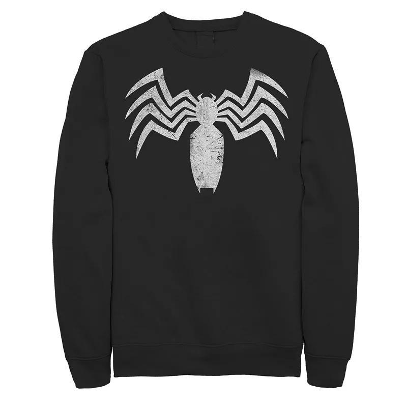 Mens Marvel Distressed Claw Venom Logo Sweatshirt Black Product Image