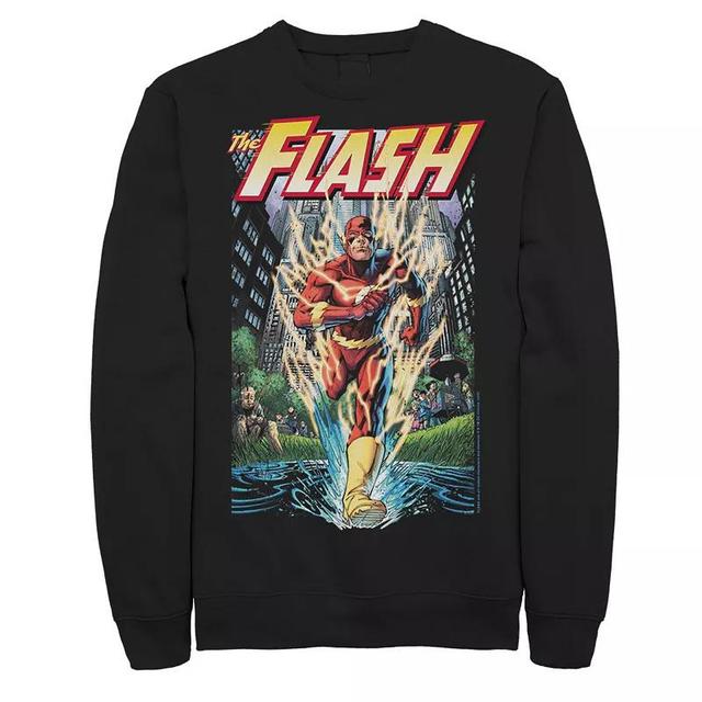 Big & Tall DC Comics The Flash Modern Comic Cover Sweatshirt, Mens Product Image