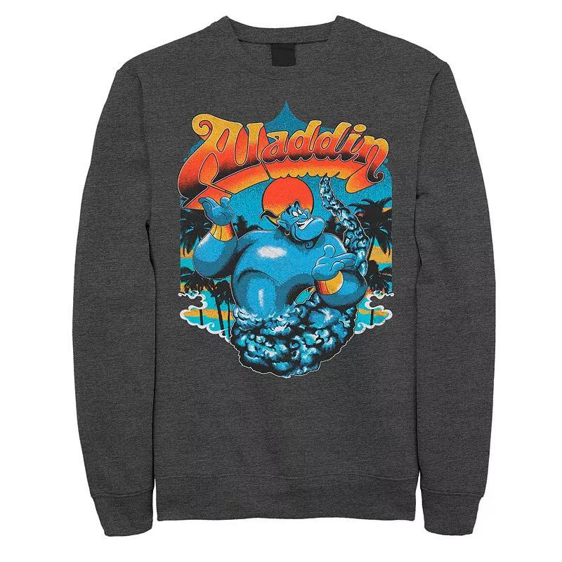 Juniors Disneys Aladdin Genie Shrug Vintage Style Fleece Sweatshirt, Girls Grey Heather Product Image