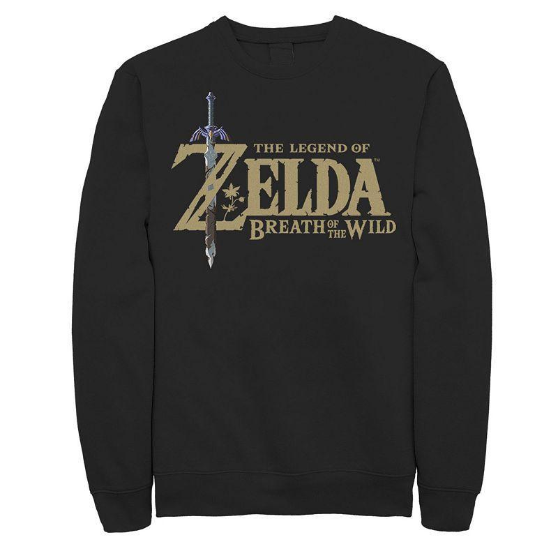 Mens Nintendo The Legend Of Zelda Breath Of The Wild Logo Sweatshirt Product Image