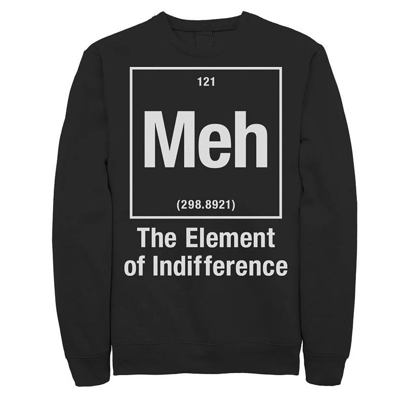 Mens Element of Indifference Periodic Table Science Sweatshirt Product Image