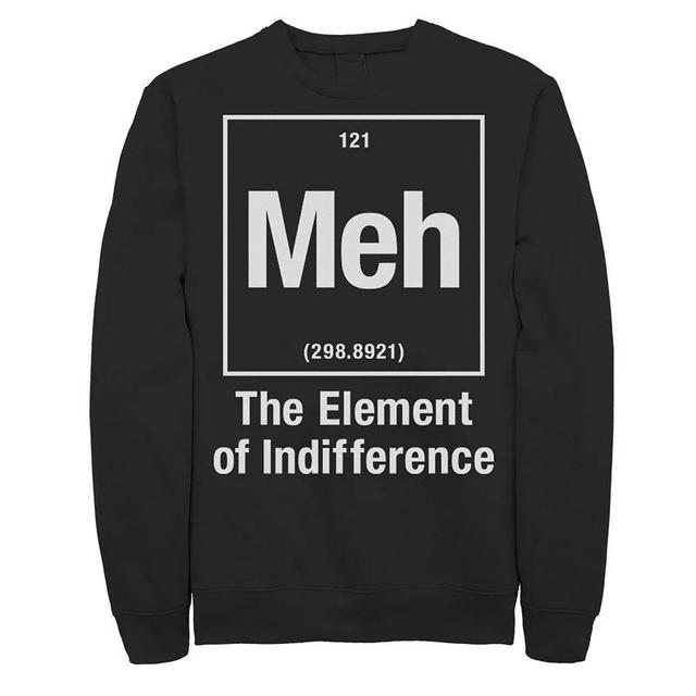 Mens Element of Indifference Periodic Table Science Sweatshirt Product Image